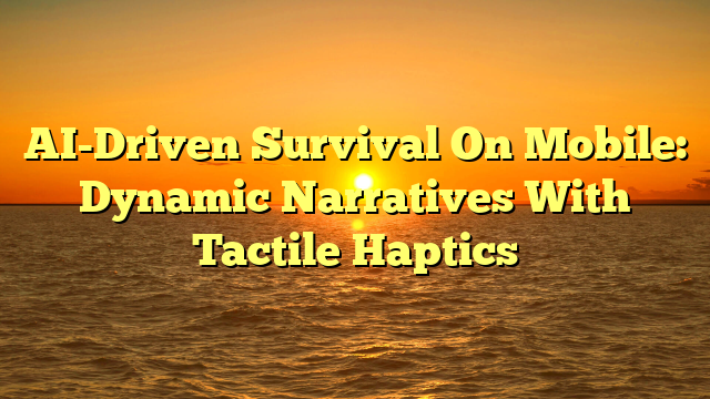 AI-Driven Survival On Mobile: Dynamic Narratives With Tactile Haptics