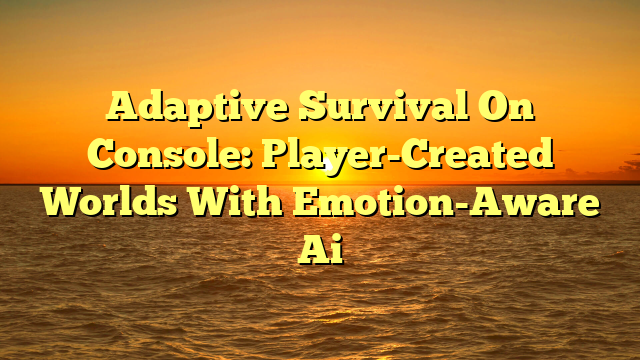 Adaptive Survival On Console: Player-Created Worlds With Emotion-Aware Ai